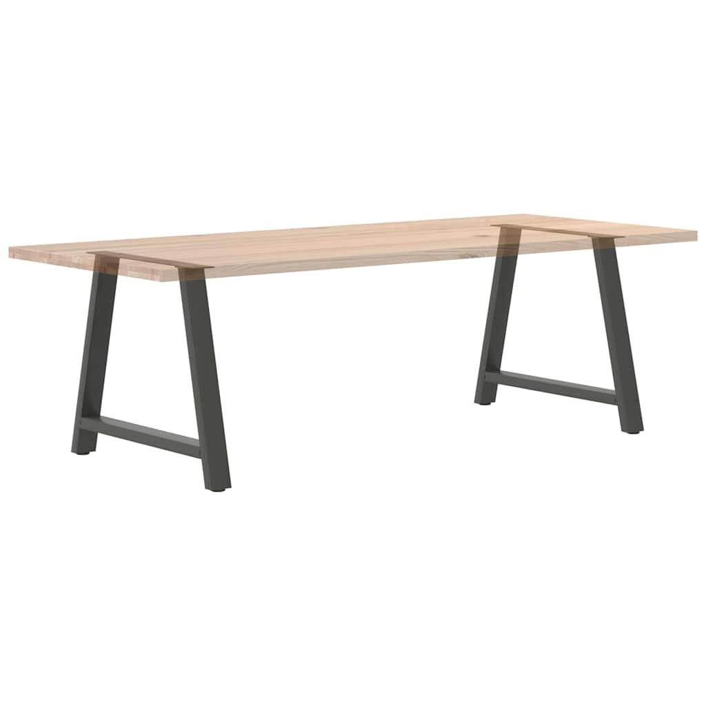 vidaXL Nogi do stołu jadalnego w kształcie litery A 2 szt. Antracyt 90x(72-73) cm Stal