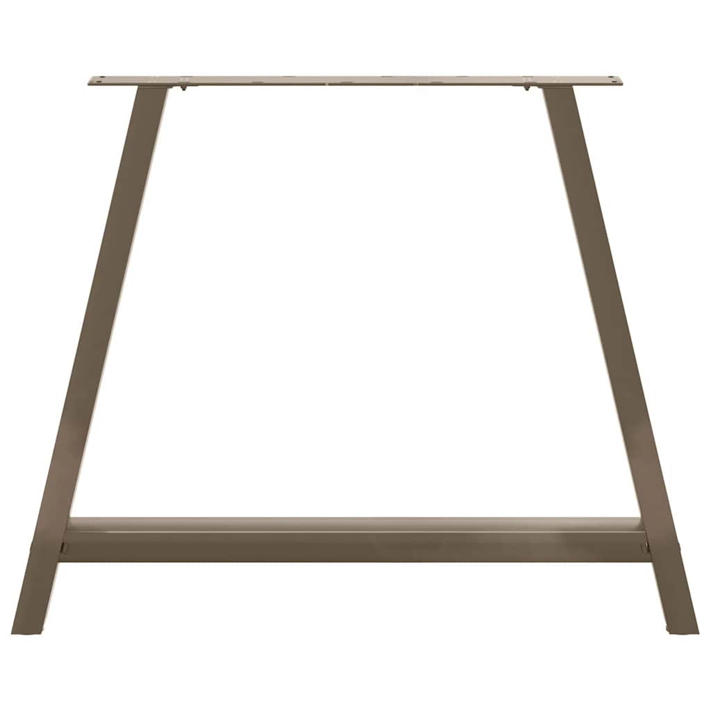 vidaXL Nogi do stołu jadalnego w kształcie litery A 2 szt. 90x(72-73) cm Stal