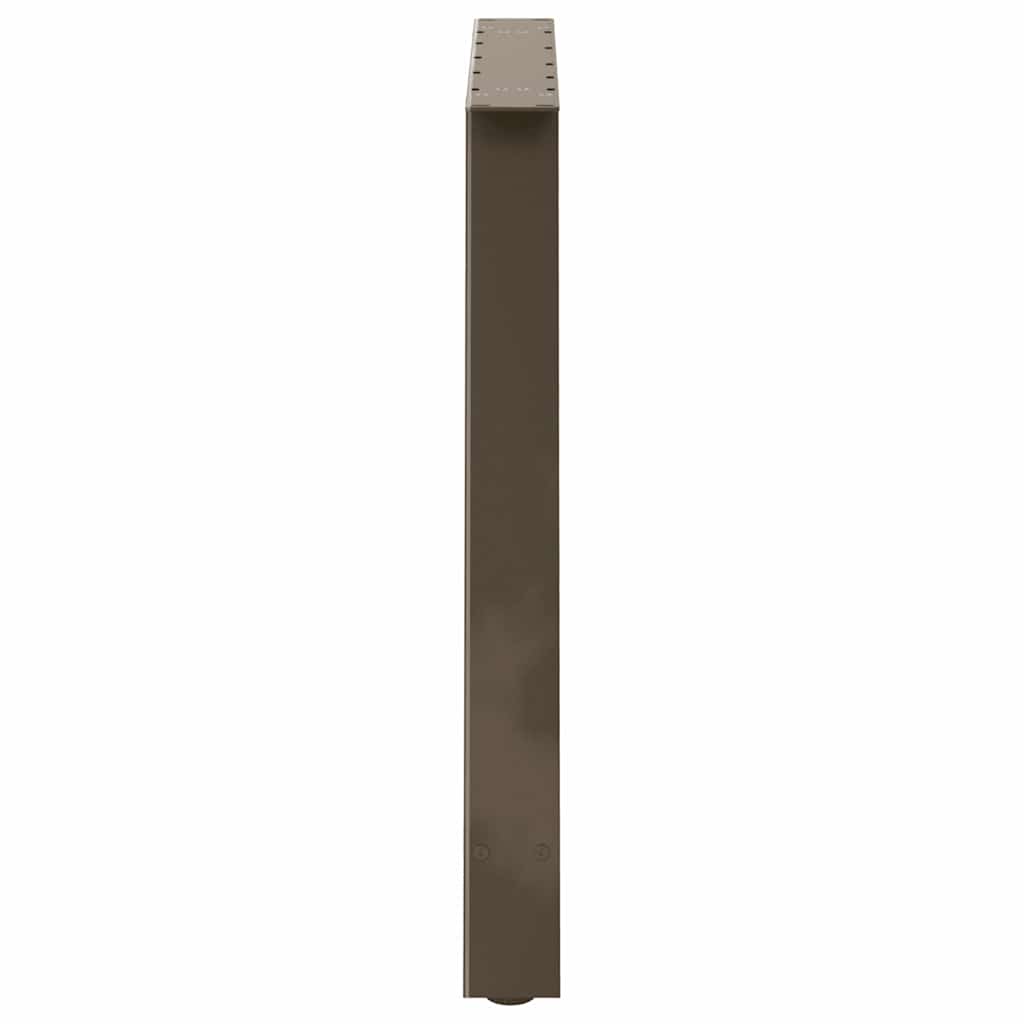 vidaXL Nogi do stołu jadalnego w kształcie litery A 2 szt. 90x(72-73) cm Stal