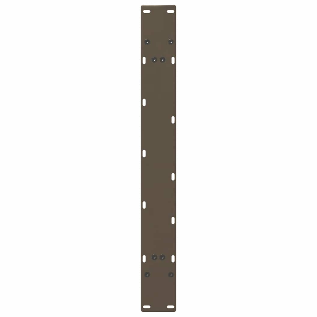 vidaXL Nogi do stołu jadalnego w kształcie litery A 2 szt. 90x(72-73) cm Stal