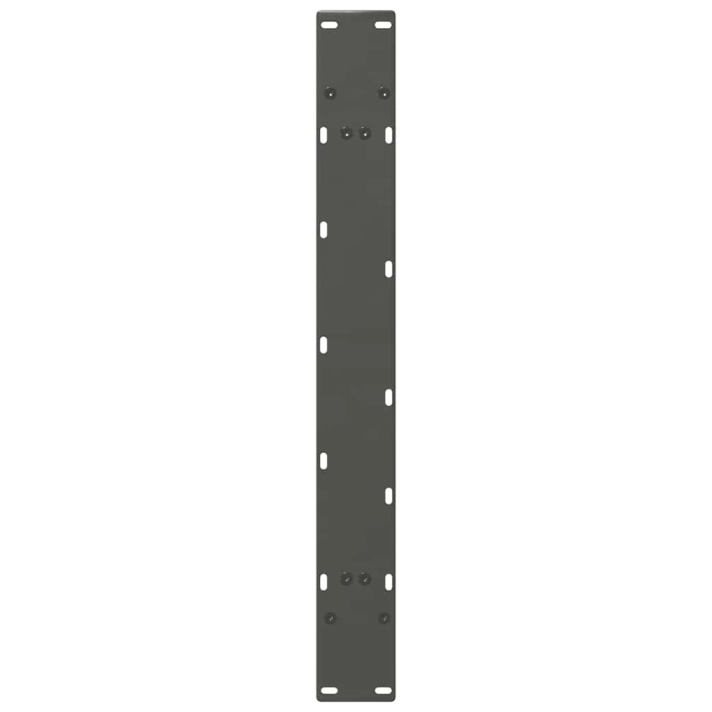 vidaXL Nogi do stołu jadalnego w kształcie litery A 2 szt. Antracyt 100x(72-73) cm Stal