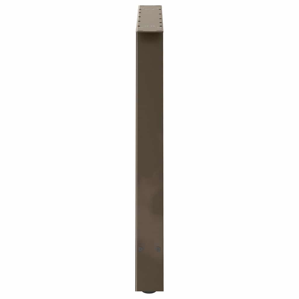 vidaXL Nogi do stołu jadalnego w kształcie litery A 2 szt. 100x(72-73) cm Stal