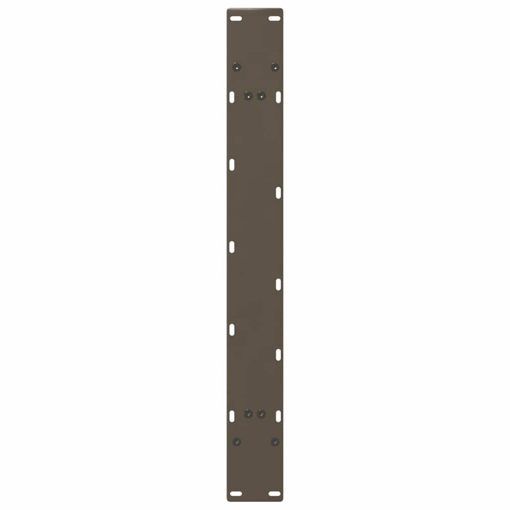 vidaXL Nogi do stołu jadalnego w kształcie litery A 2 szt. 100x(72-73) cm Stal