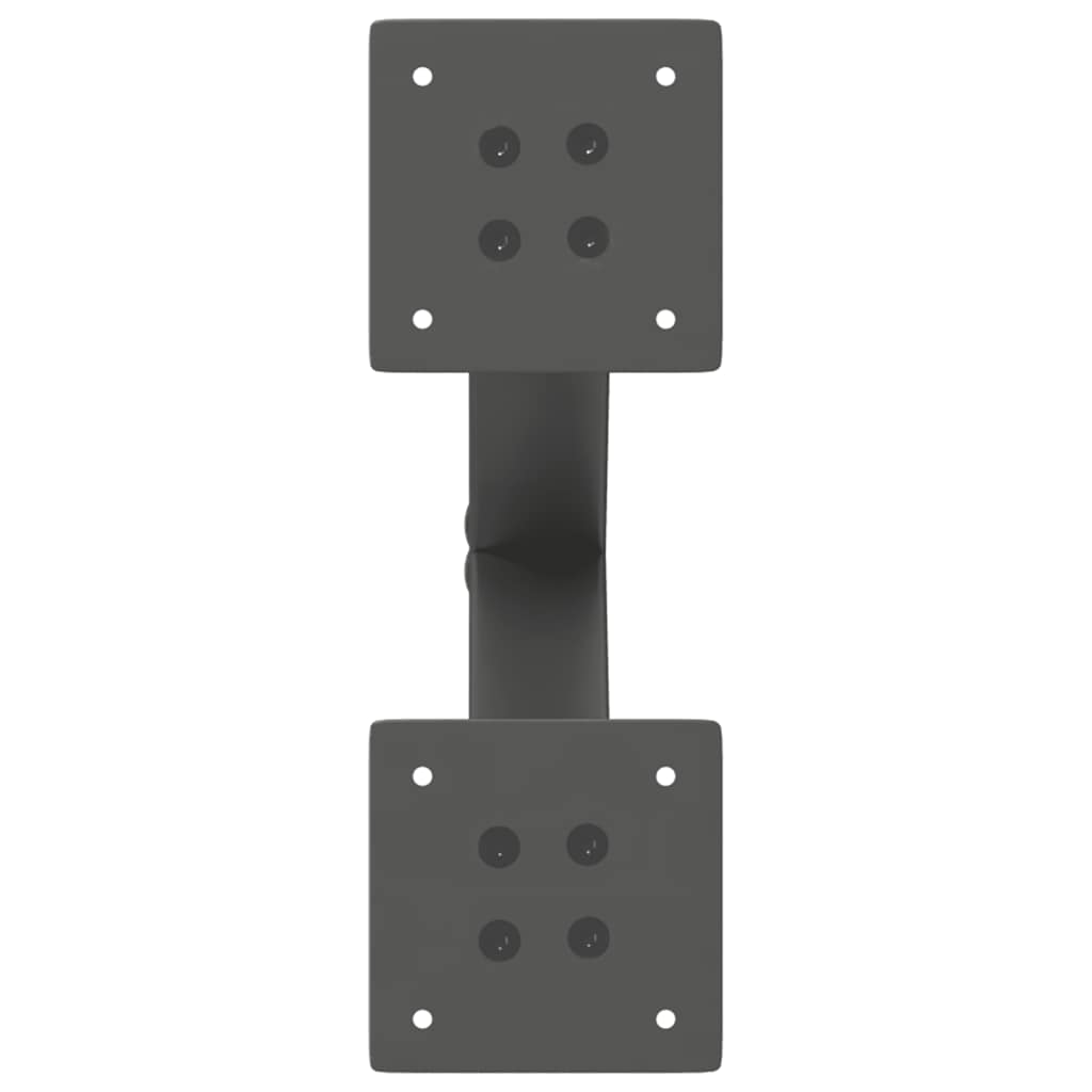 vidaXL Nogi do stolika kawowego w kształcie litery X 2 szt. Antracyt 30x(30-31) cm Stal