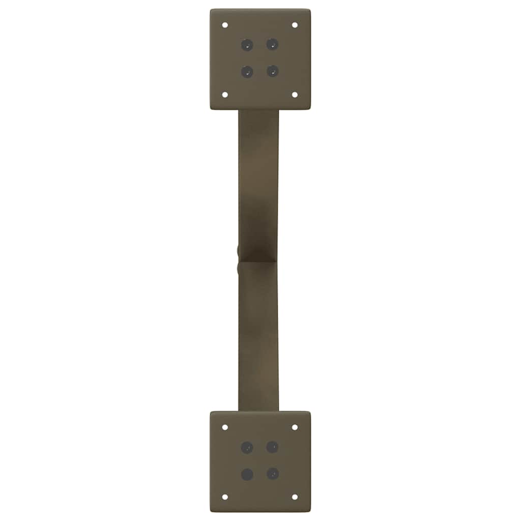 vidaXL Nogi do stolika kawowego w kształcie litery X 2 szt. Naturalna stal 50x(30-31) cm Stal