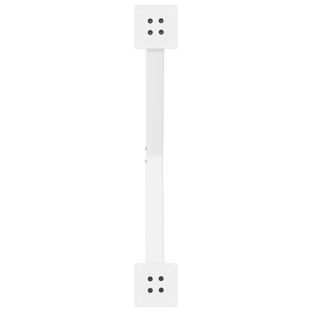 vidaXL Nogi do stolika kawowego w kształcie litery X 2 szt. Białe 70x(30-31) cm Stal