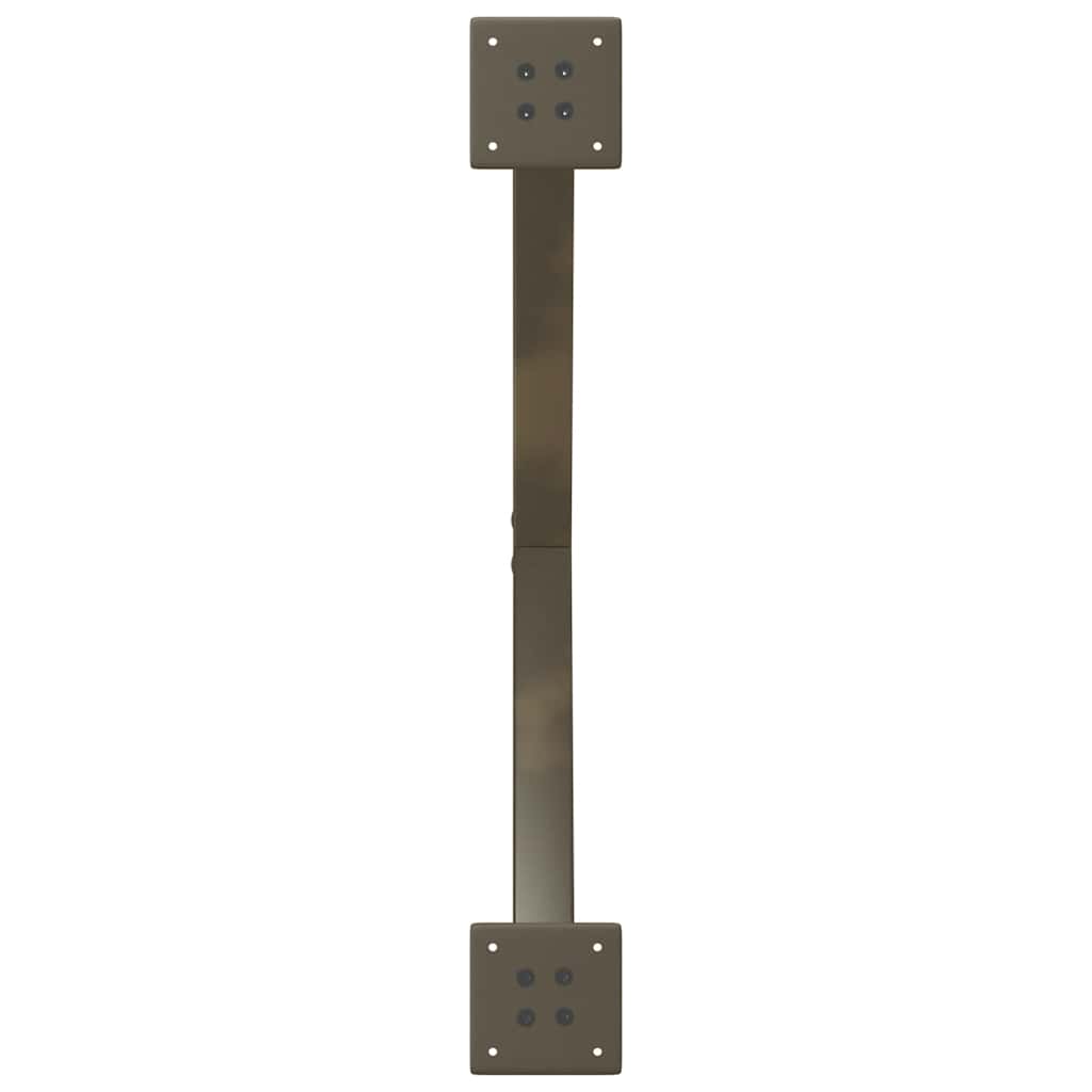 vidaXL Nogi do stolika kawowego w kształcie litery X 2 szt. Naturalna stal 70x(30-31) cm Stal