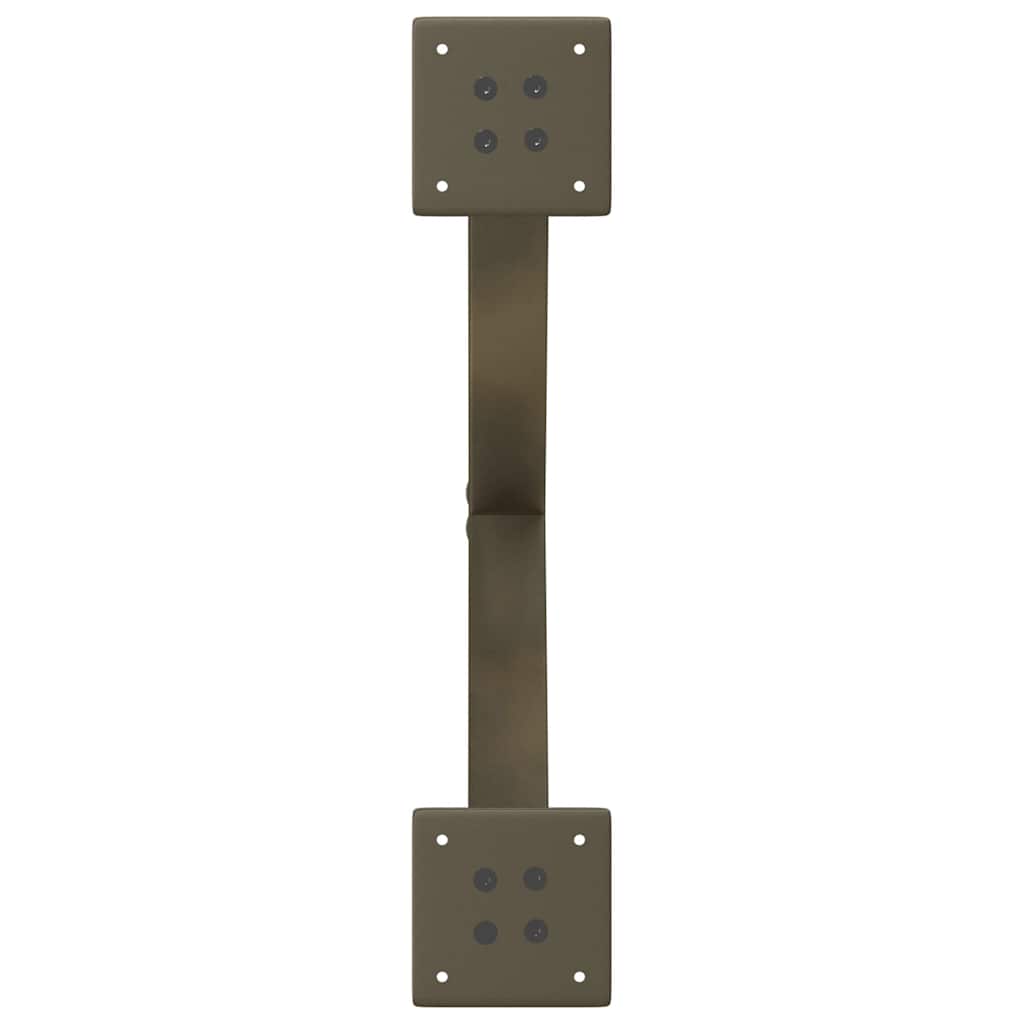 vidaXL Nogi do stolika kawowego w kształcie litery X 2 szt. Naturalna stal 60x(42-43) cm Stal