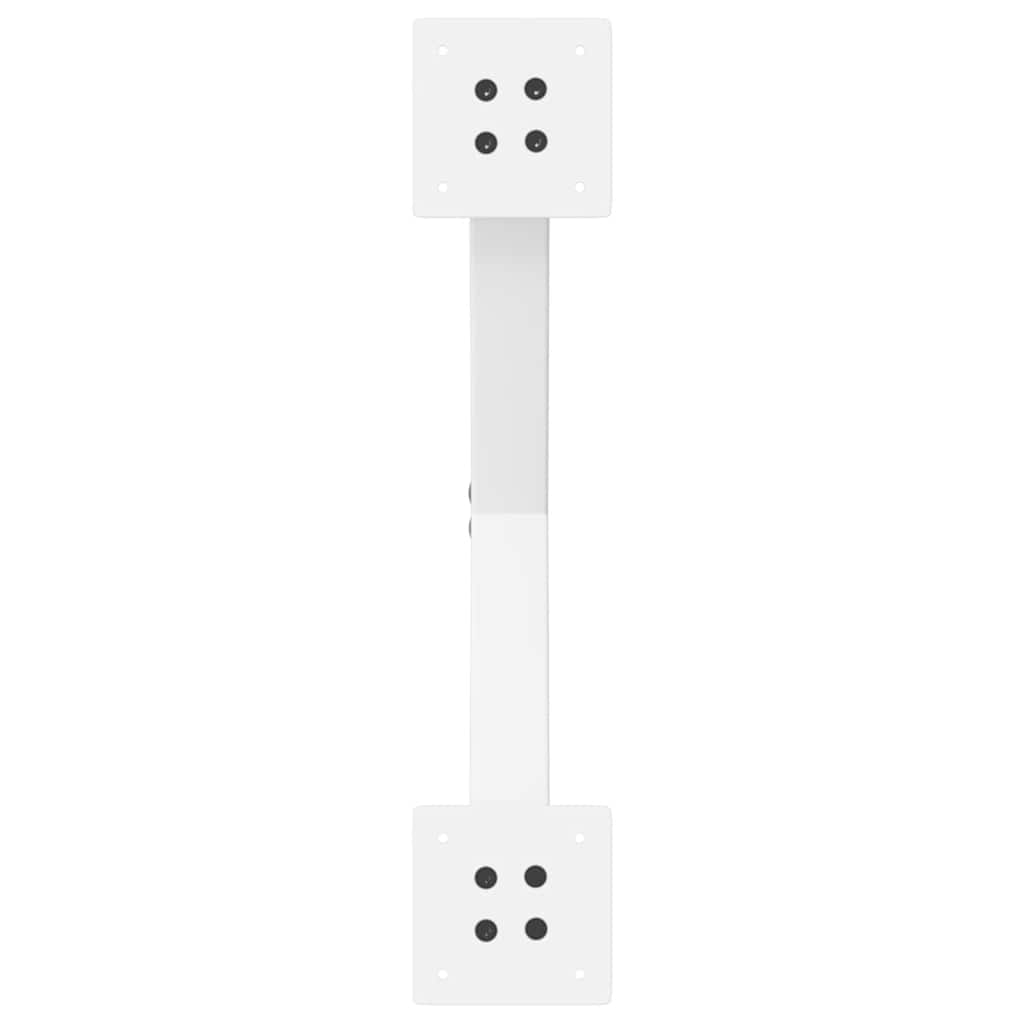 vidaXL Nogi do stołu jadalnego w kształcie litery X 2 szt. Białe 50x(72-73) cm Stal