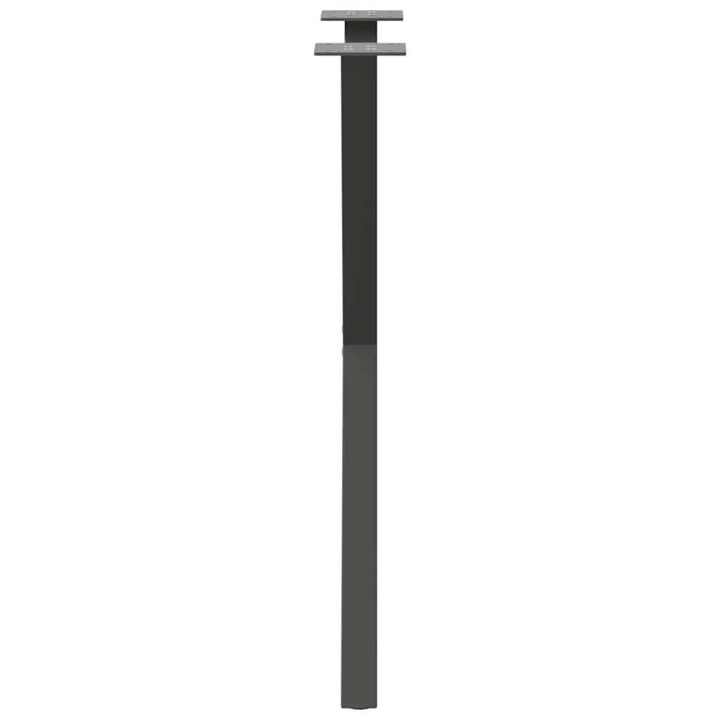 vidaXL Nogi do stołu jadalnego w kształcie litery X 2 szt. Antracyt 57x(72-73) cm Stal