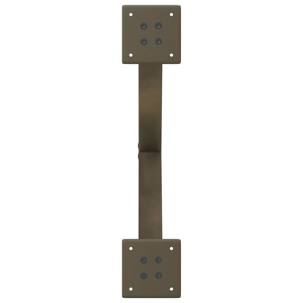 vidaXL Nogi do stołu jadalnego w kształcie litery X 2 szt. Naturalna stal 57x(72-73) cm Stal