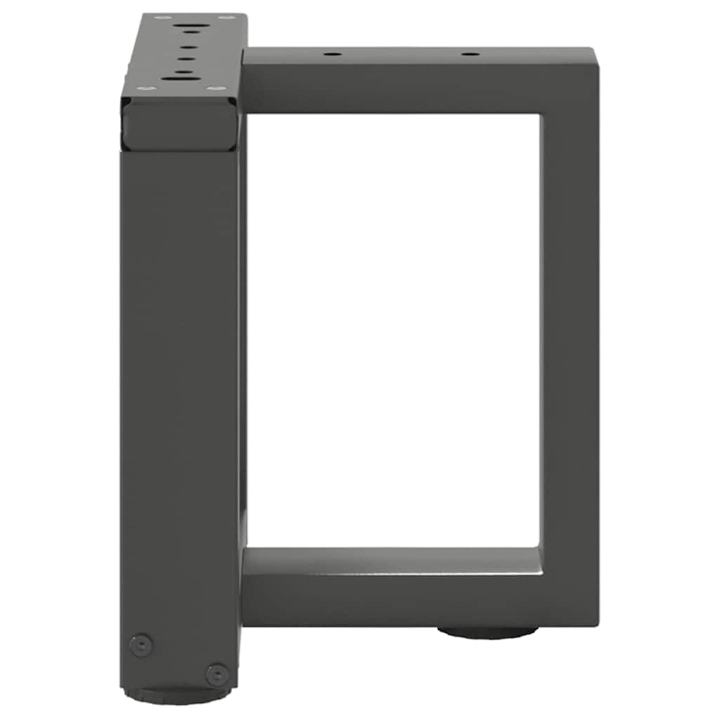 vidaXL Nogi do stolika kawowego w kształcie litery T 2 szt. Antracyt 30x25x(30-31) cm Stal