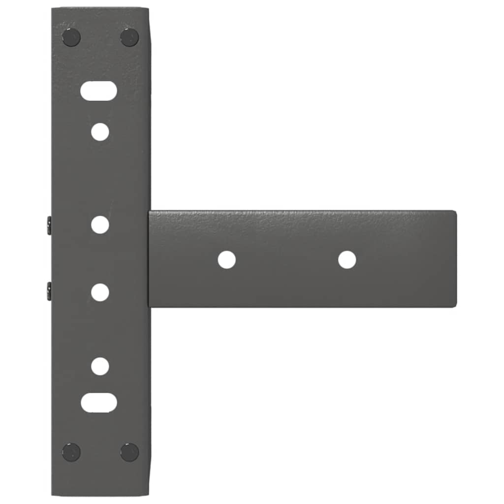vidaXL Nogi do stolika kawowego w kształcie litery T 2 szt. Antracyt 30x25x(30-31) cm Stal