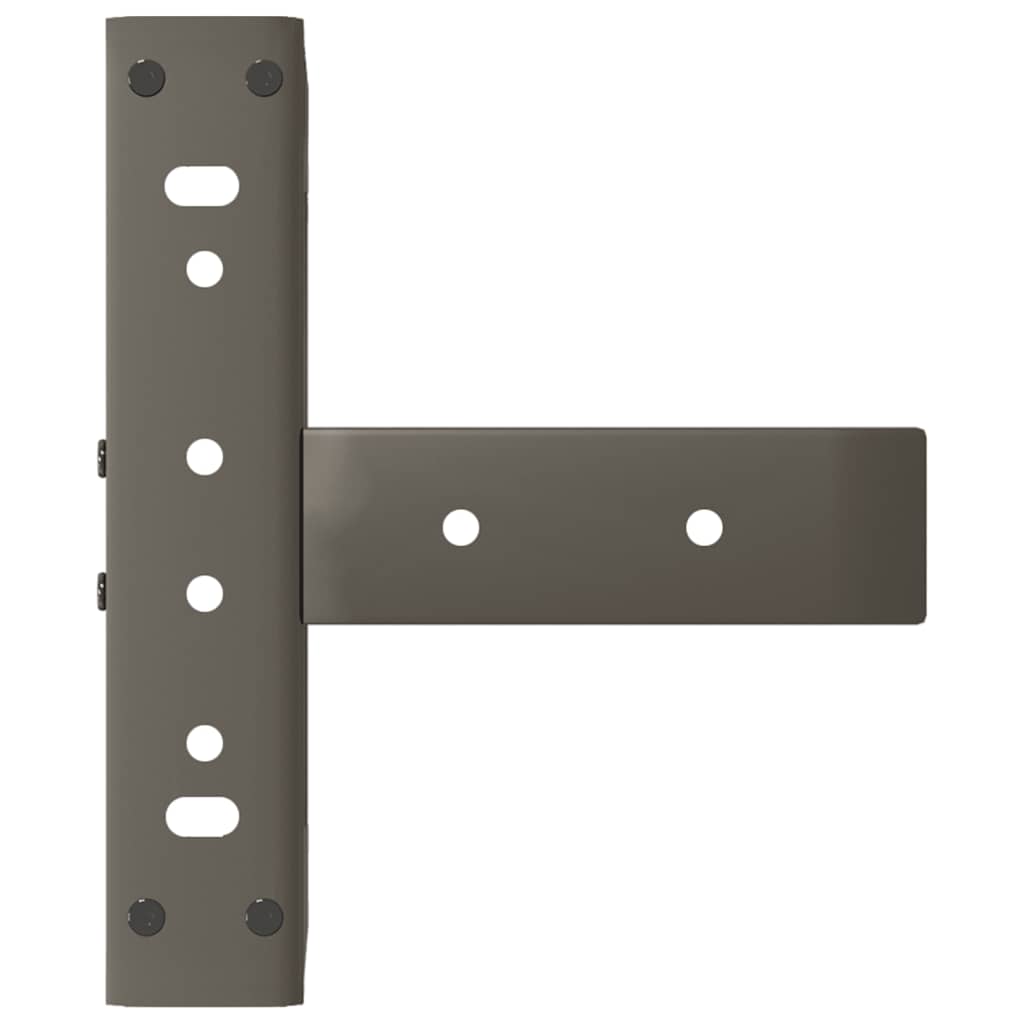 vidaXL Nogi do stolika kawowego w kształcie litery T 2 szt. Czarne 30x25x(30-31) cm Stal