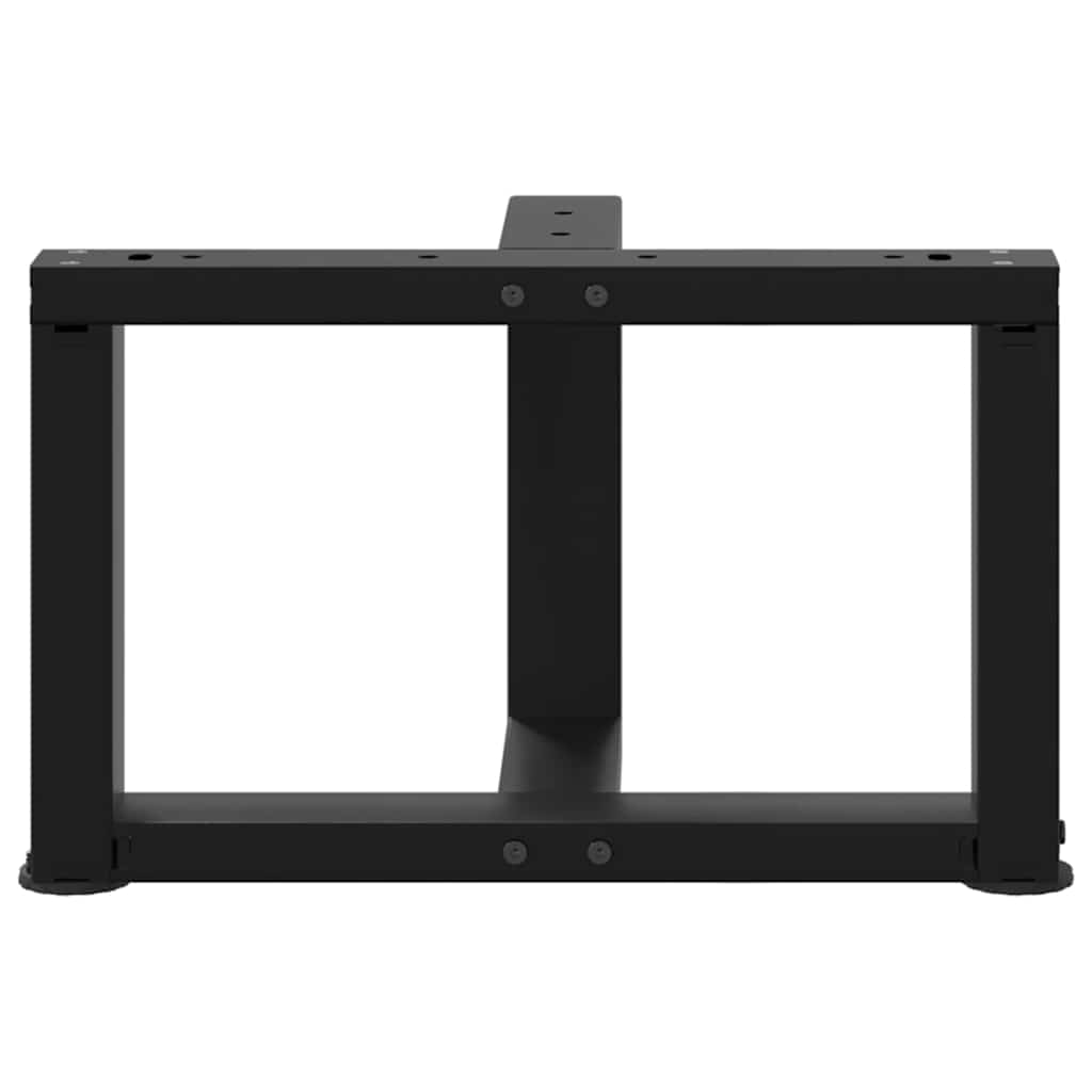 vidaXL Nogi do stolika kawowego w kształcie litery T 2 szt. Czarne 40x25x(30-31) cm Stal