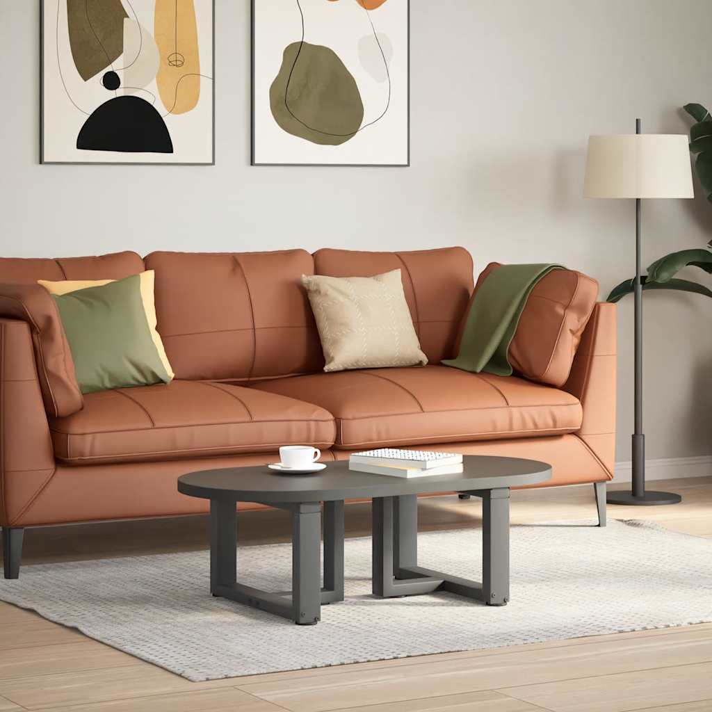 vidaXL Nogi do stolika kawowego w kształcie litery T 2 szt. Antracyt 40x25x(30-31) cm Stal