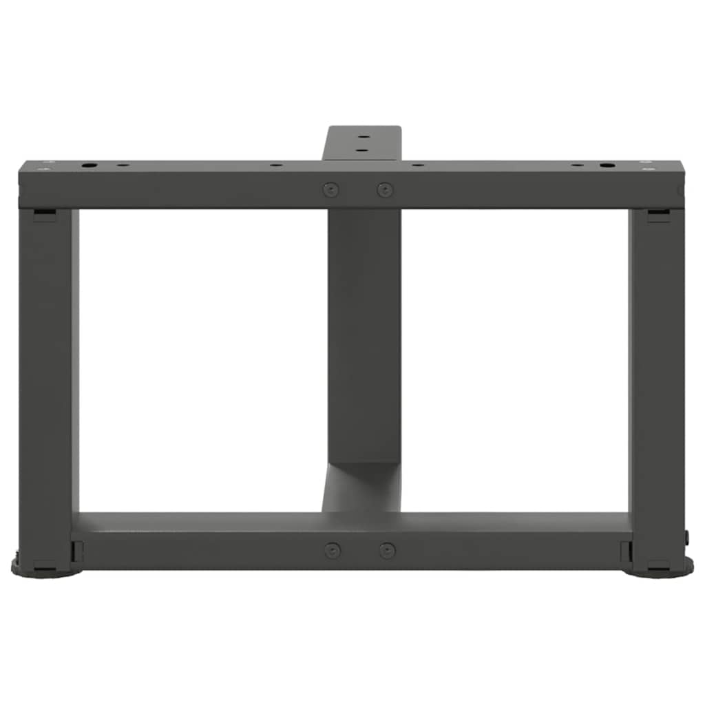 vidaXL Nogi do stolika kawowego w kształcie litery T 2 szt. Antracyt 40x25x(30-31) cm Stal