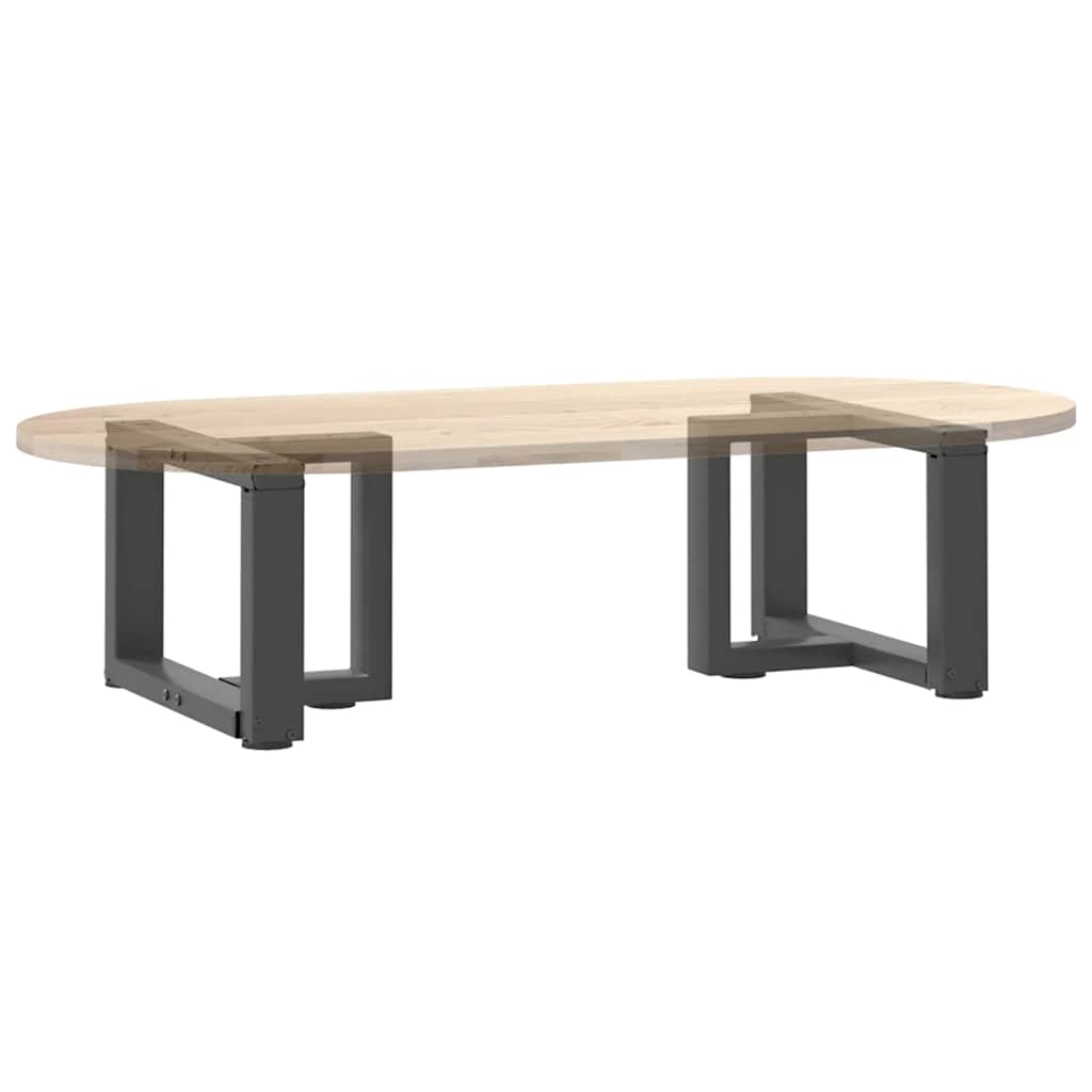 vidaXL Nogi do stolika kawowego w kształcie litery T 2 szt. Antracyt 40x25x(30-31) cm Stal