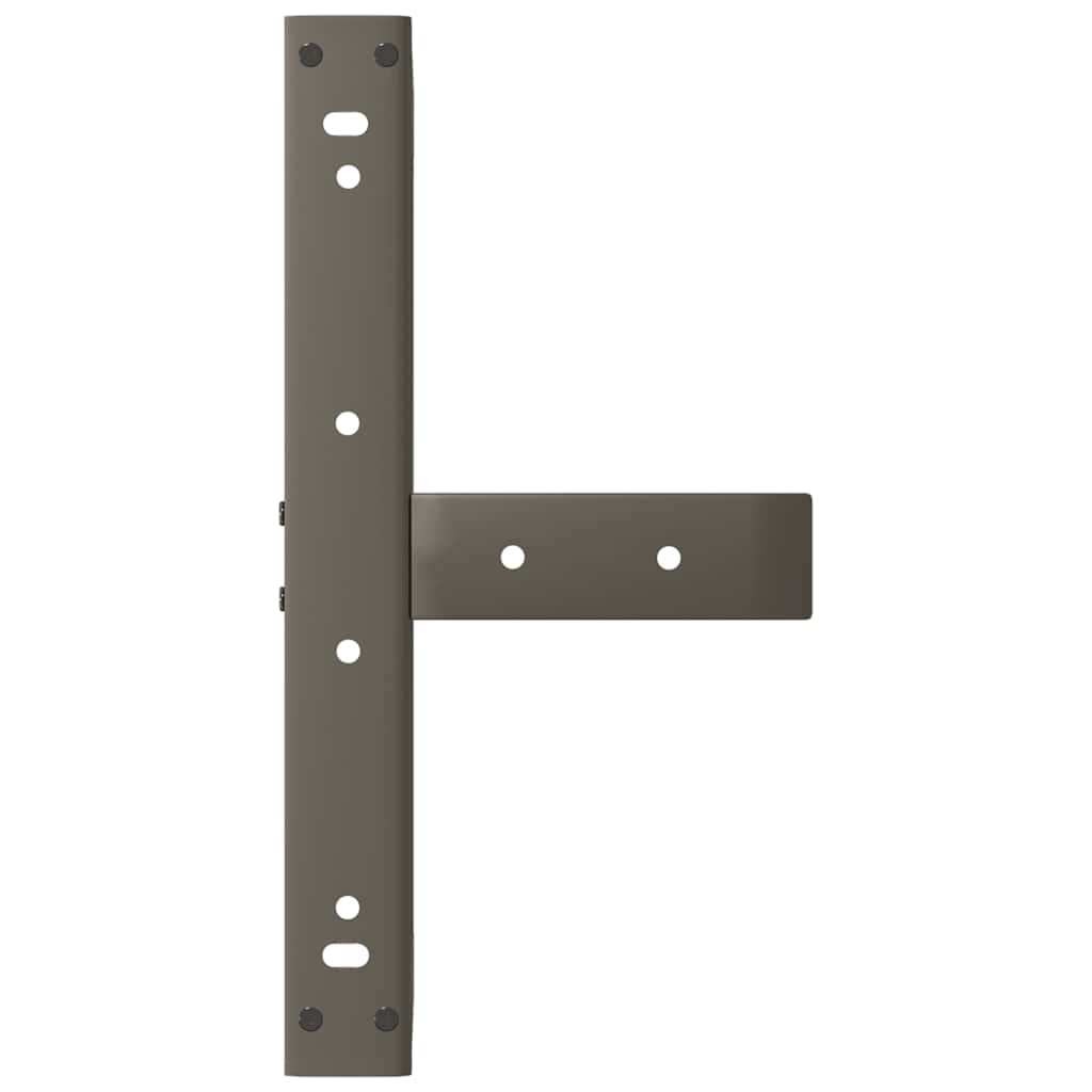 vidaXL Nogi do stolika kawowego w kształcie litery T 2 szt. Czarne 40x25x(30-31) cm Stal