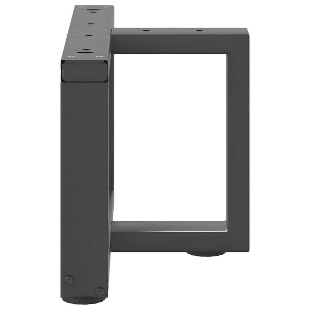vidaXL Nogi do stolika kawowego w kształcie litery T 2 szt. Antracyt 50x25x(30-31) cm Stal