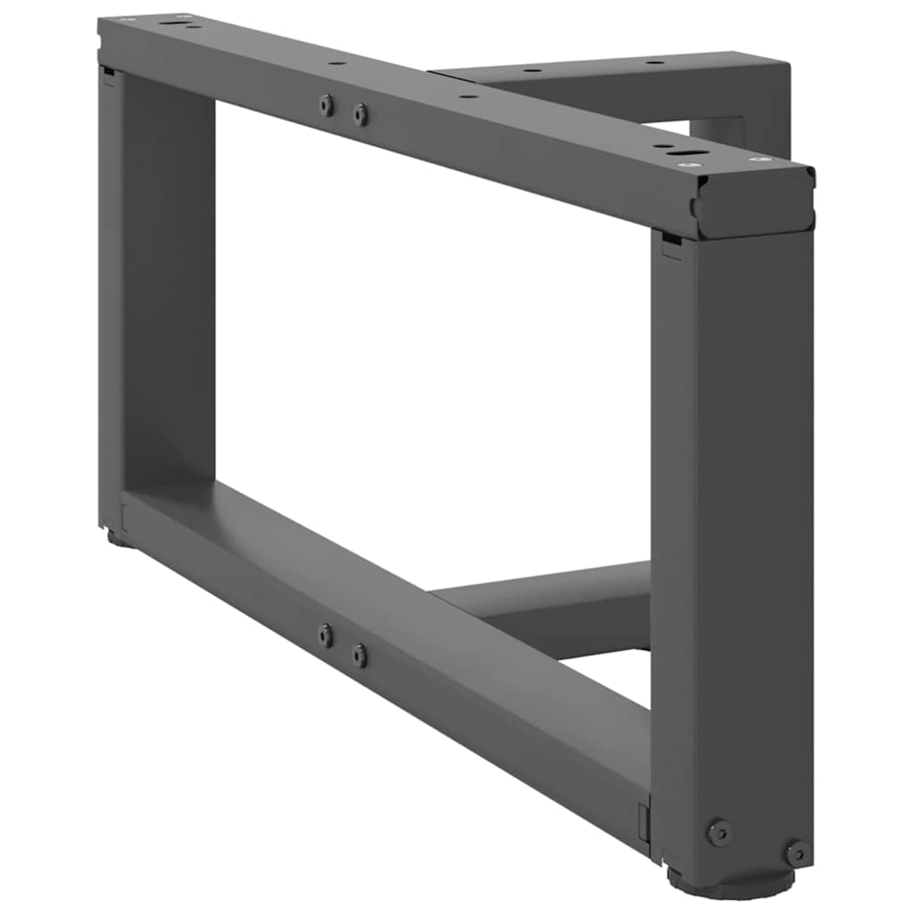 vidaXL Nogi do stolika kawowego w kształcie litery T 2 szt. Antracyt 60x25x(30-31) cm Stal