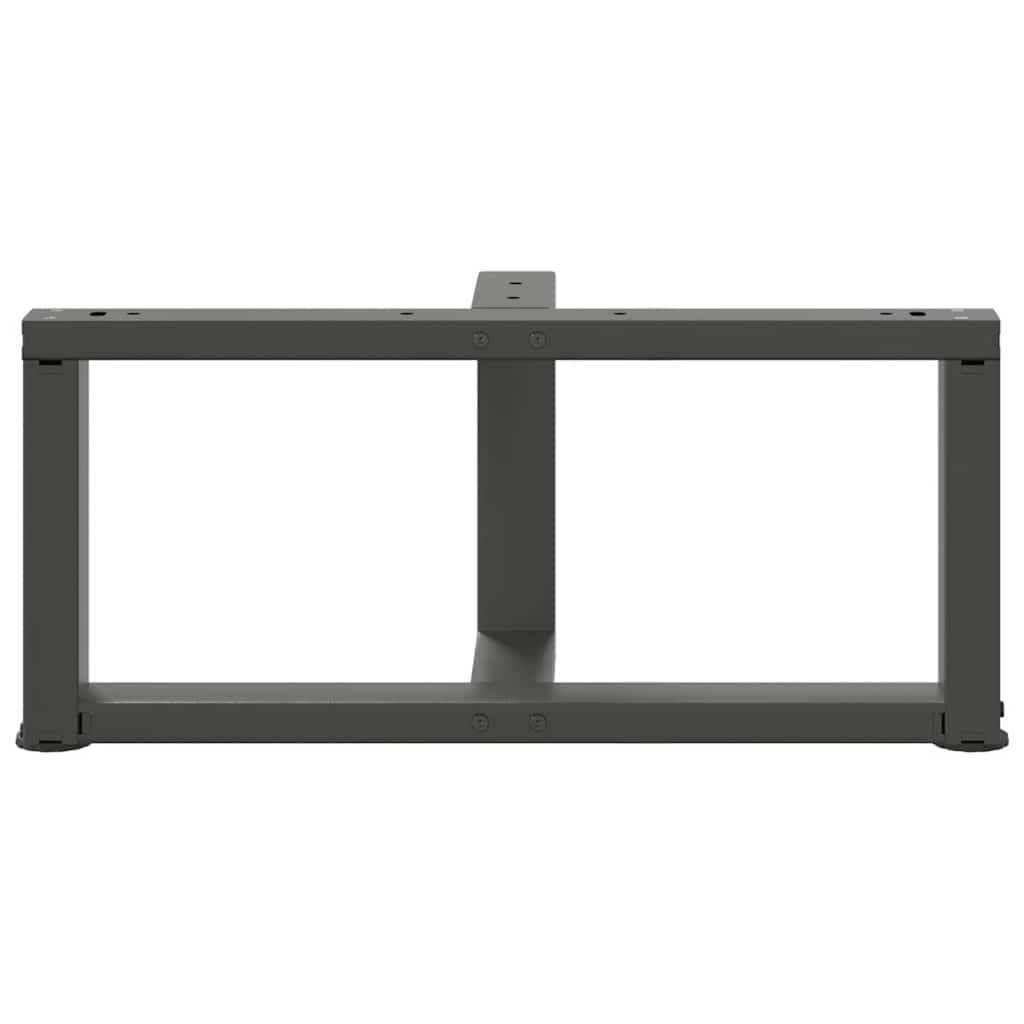 vidaXL Nogi do stolika kawowego w kształcie litery T 2 szt. Antracyt 60x25x(30-31) cm Stal