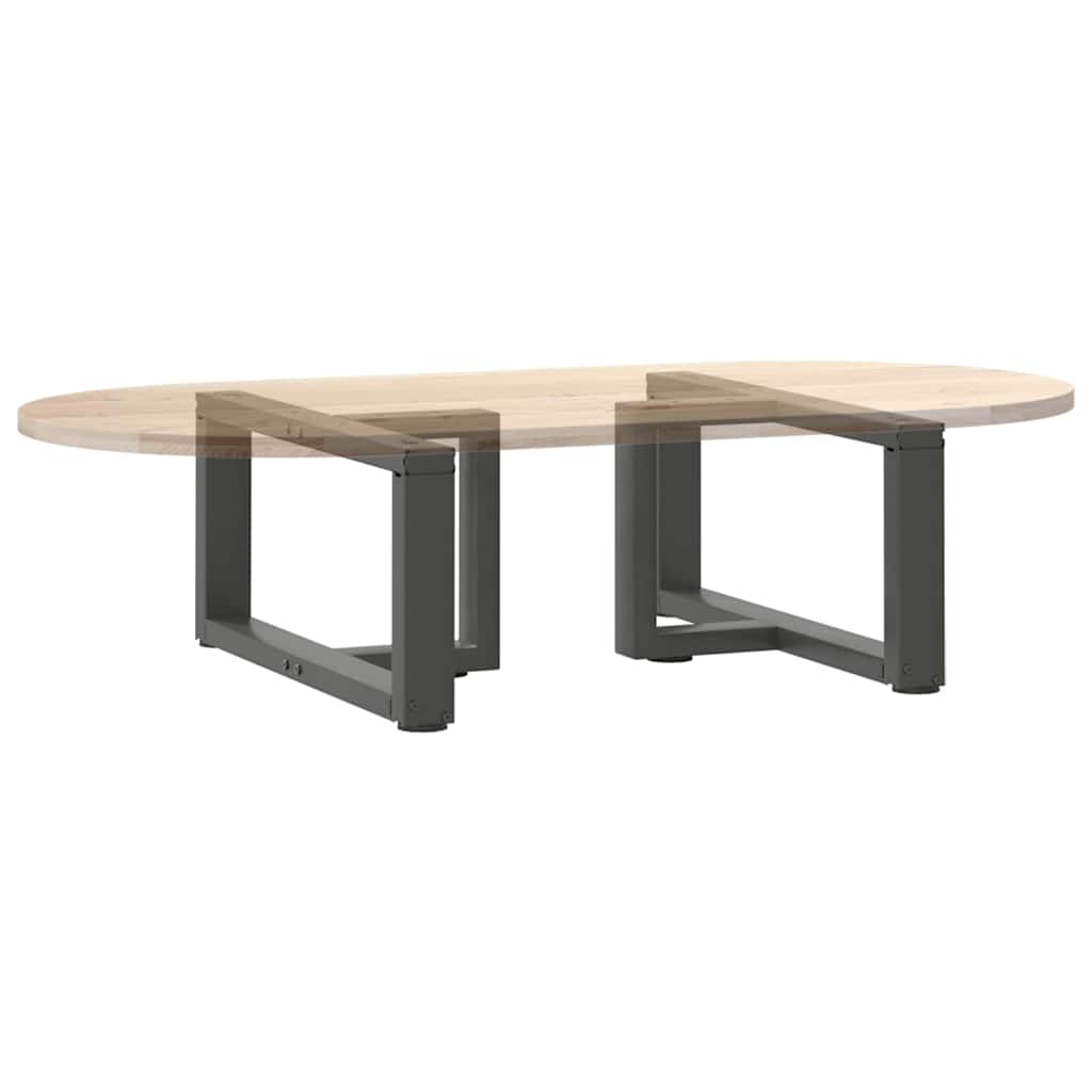 vidaXL Nogi do stolika kawowego w kształcie litery T 2 szt. Antracyt 60x25x(30-31) cm Stal