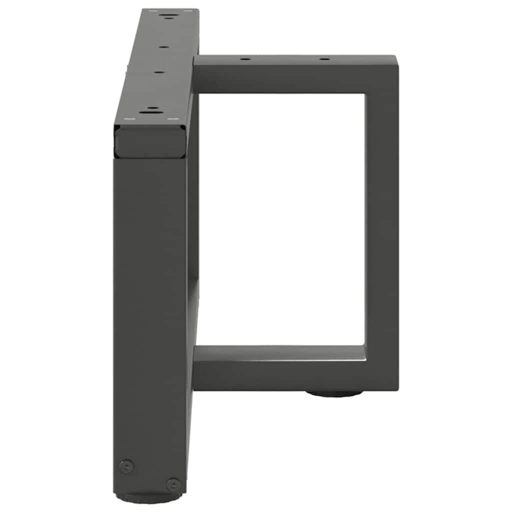 vidaXL Nogi do stolika kawowego w kształcie litery T 2 szt. Antracyt 70x25x(30-31) cm Stal