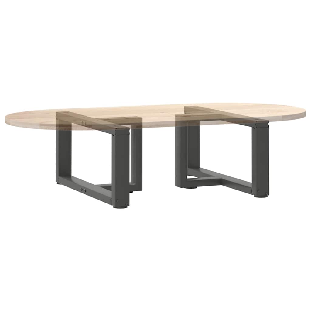 vidaXL Nogi do stolika kawowego w kształcie litery T 2 szt. Antracyt 70x25x(30-31) cm Stal