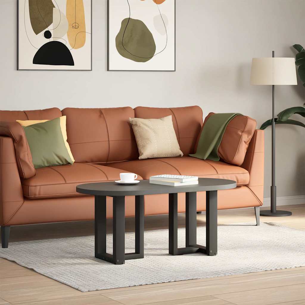 vidaXL Nogi do stolika kawowego w kształcie litery T 2 szt. Czarne 38x25x(42-43) cm Stal