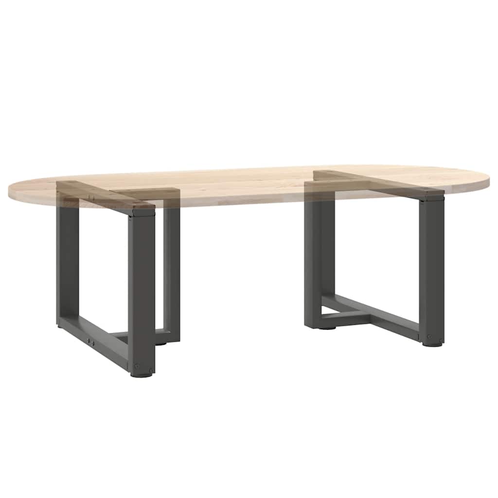 vidaXL Nogi do stolika kawowego w kształcie litery T 2 szt. Antracyt 60x25x(42-43) cm Stal