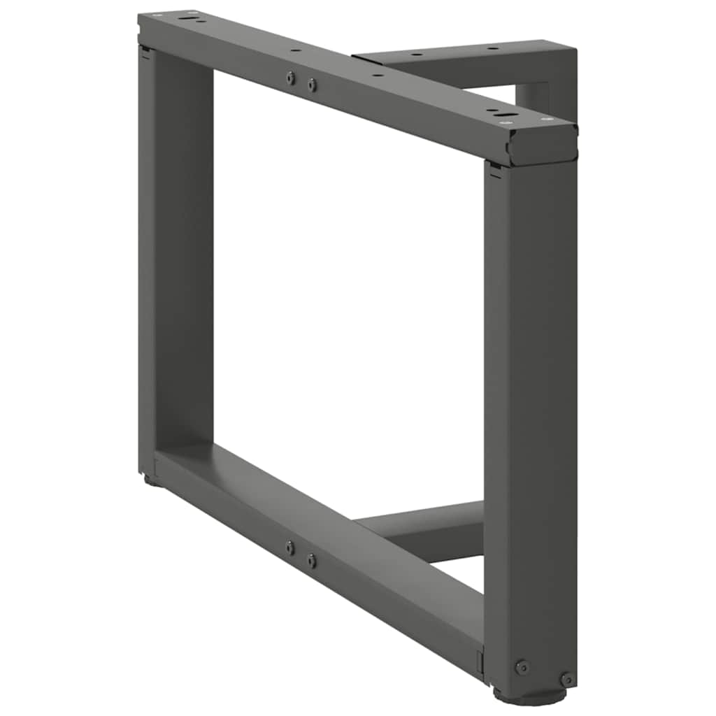 vidaXL Nogi do stolika kawowego w kształcie litery T 2 szt. Antracyt 70x25x(42-43) cm Stal