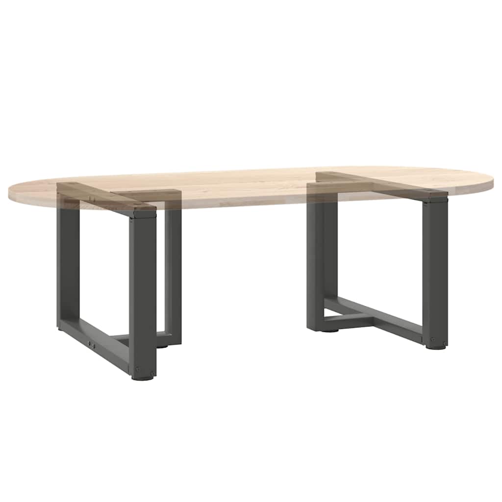 vidaXL Nogi do stolika kawowego w kształcie litery T 2 szt. Antracyt 70x25x(42-43) cm Stal
