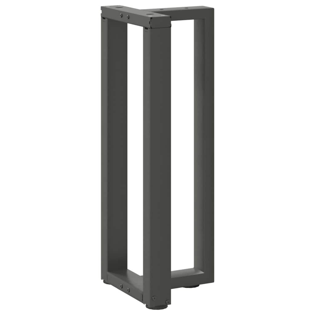 vidaXL Nogi do stołu konsolowego w kształcie litery T 2 szt. Antracyt 25x28x(72-73) cm Stal