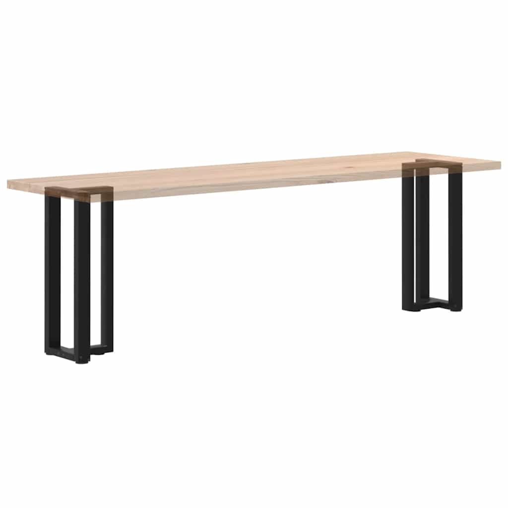 vidaXL Nogi do stołu konsolowego w kształcie litery T 2 szt. Czarne 38x25x(72-73) cm Stal
