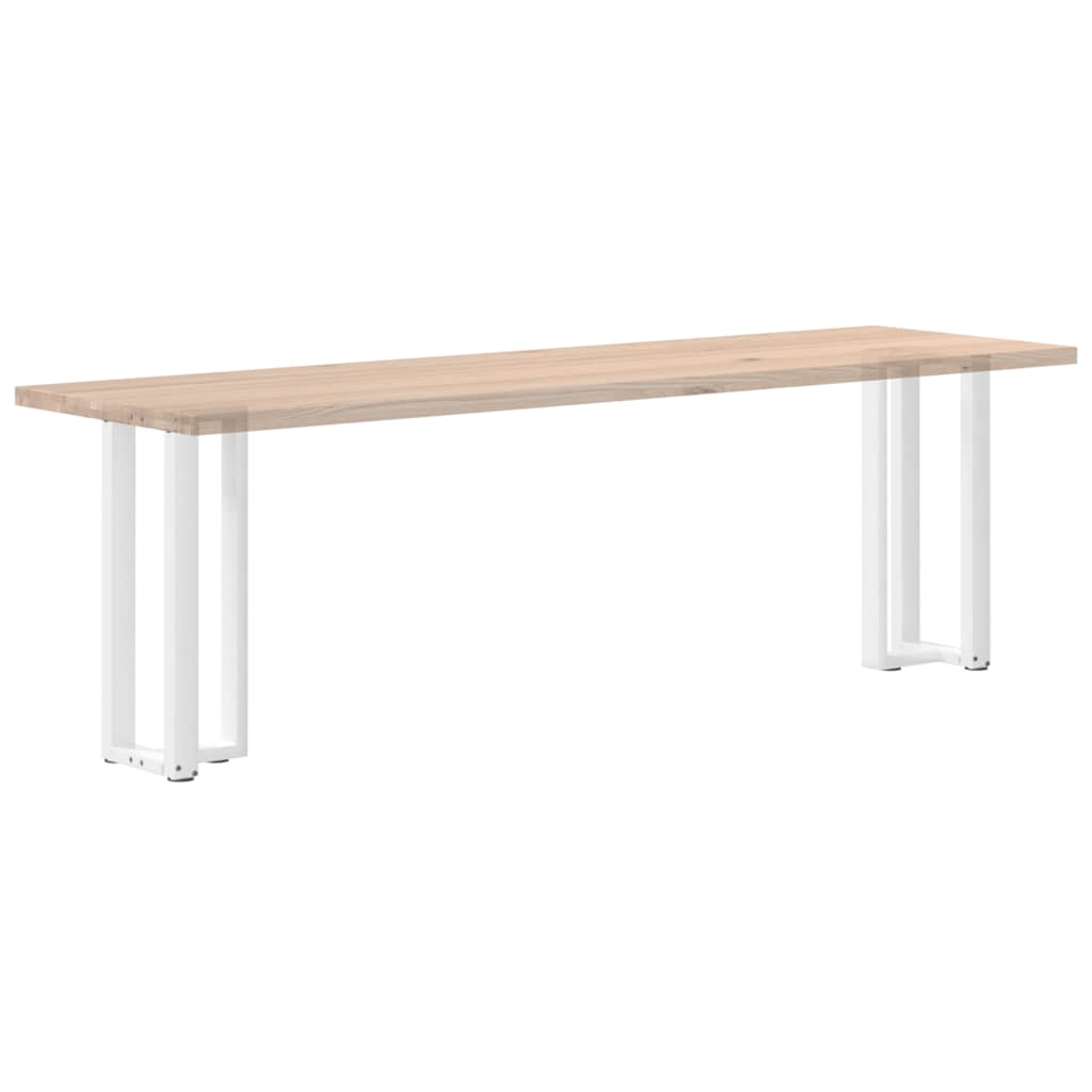 vidaXL Nogi do stołu konsolowego w kształcie litery T 2 szt. Białe 38x25x(72-73) cm Stal