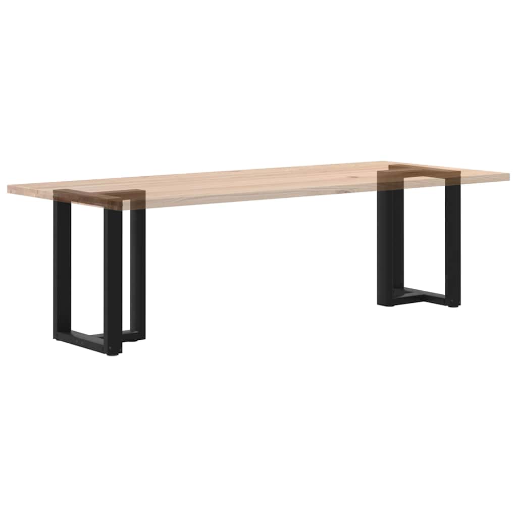 vidaXL Nogi do stołu jadalnego w kształcie litery T 2 szt. Czarne 50x35x(72-73) cm Stal