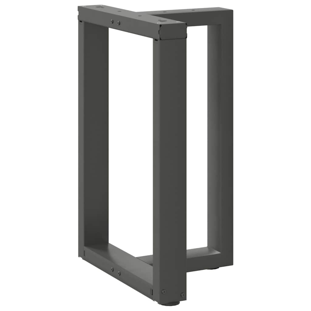 vidaXL Nogi do stołu jadalnego w kształcie litery T 2 szt. Antracyt 50x35x(72-73) cm Stal