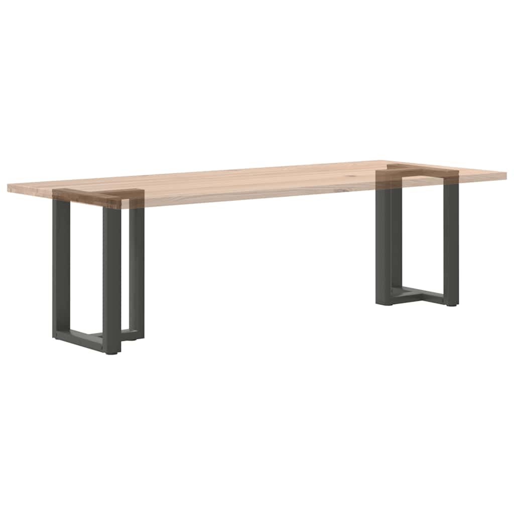 vidaXL Nogi do stołu jadalnego w kształcie litery T 2 szt. Antracyt 50x35x(72-73) cm Stal