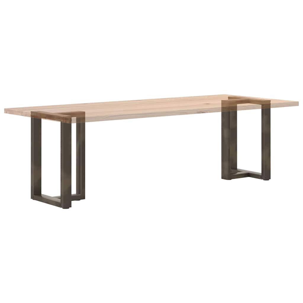 vidaXL Nogi do stołu jadalnego w kształcie litery T 2 szt. Czarne 50x35x(72-73) cm Stal