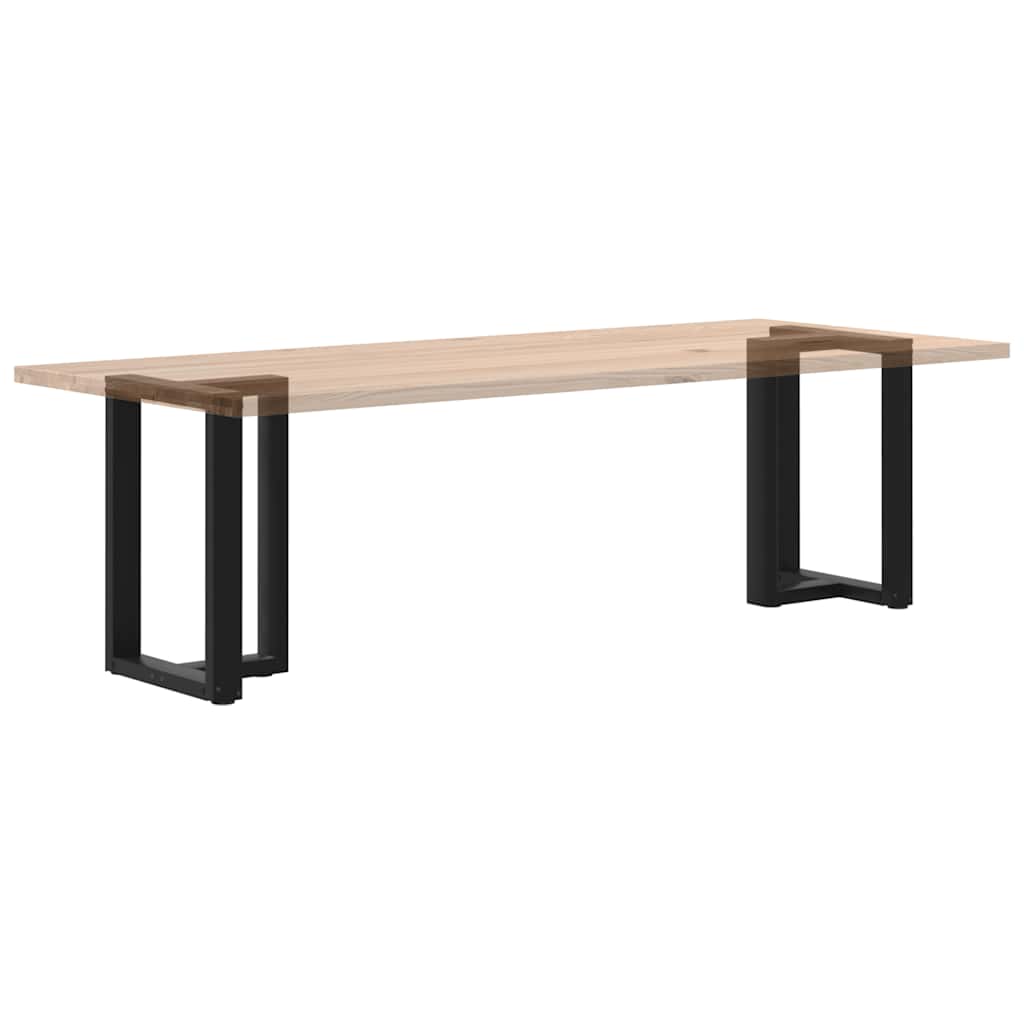 vidaXL Nogi do stołu jadalnego w kształcie litery T 2 szt. Czarne 60x35x(72-73) cm Stal