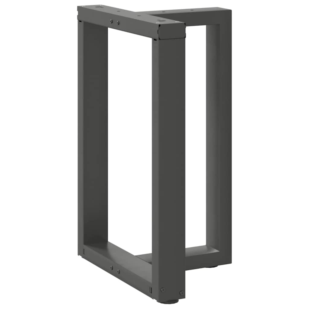 vidaXL Nogi do stołu jadalnego w kształcie litery T 2 szt. Antracyt 60x35x(72-73) cm Stal