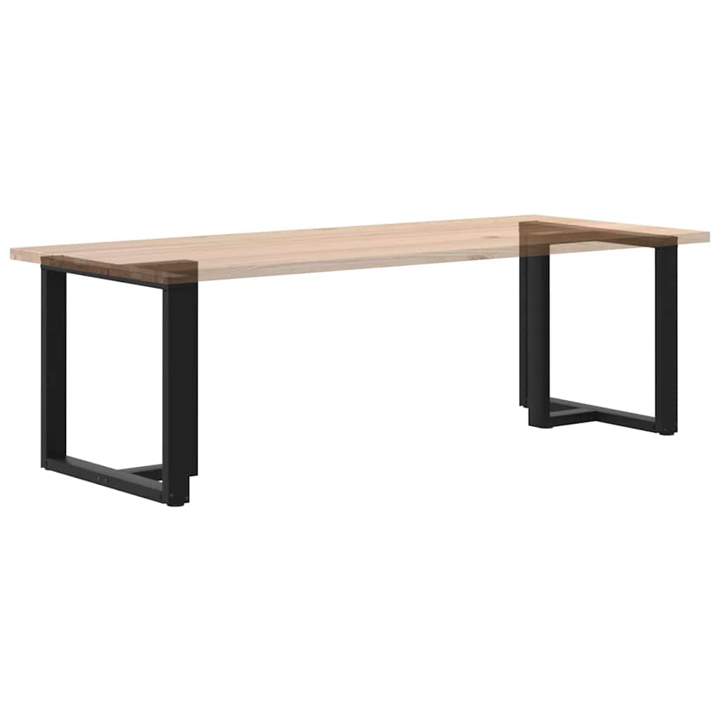 vidaXL Nogi do stołu jadalnego w kształcie litery T 2 szt. Czarne 70x35x(72-73) cm Stal