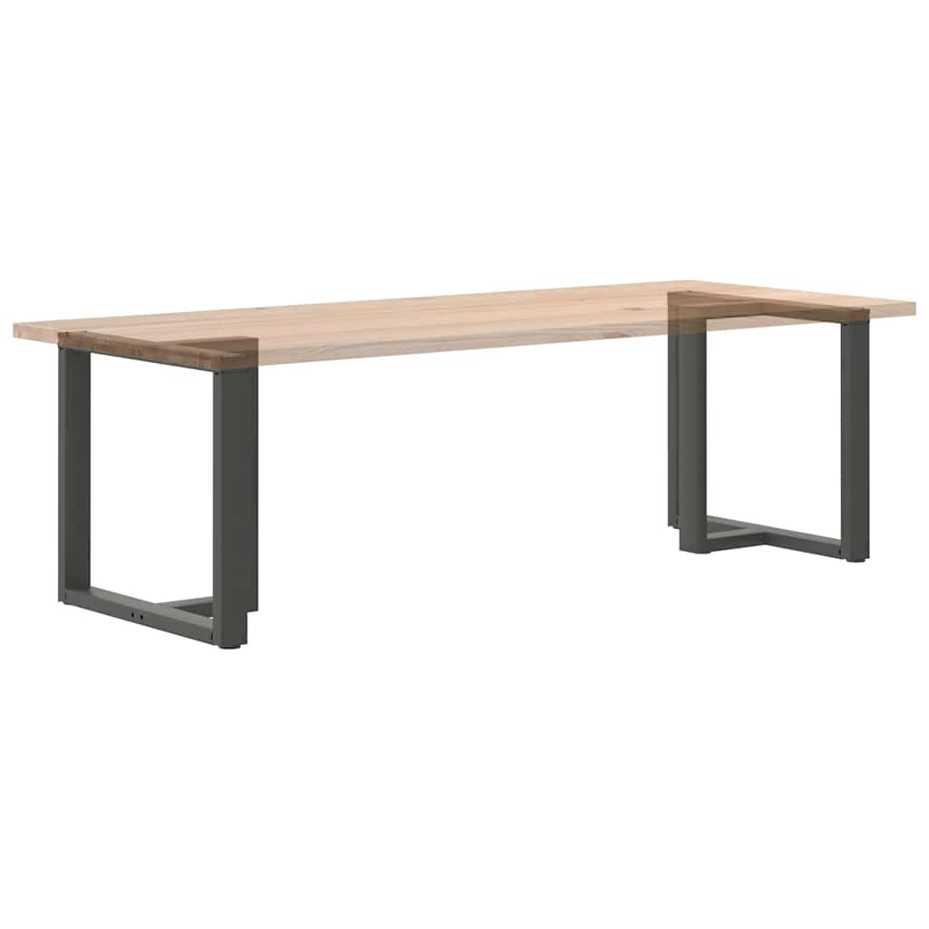 vidaXL Nogi do stołu jadalnego w kształcie litery T 2 szt. Antracyt 70x35x(72-73) cm Stal