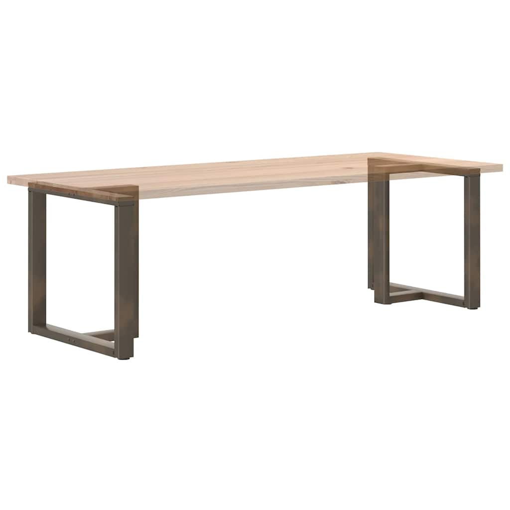 vidaXL Nogi do stołu jadalnego w kształcie litery T 2 szt. Czarne 70x35x(72-73) cm Stal