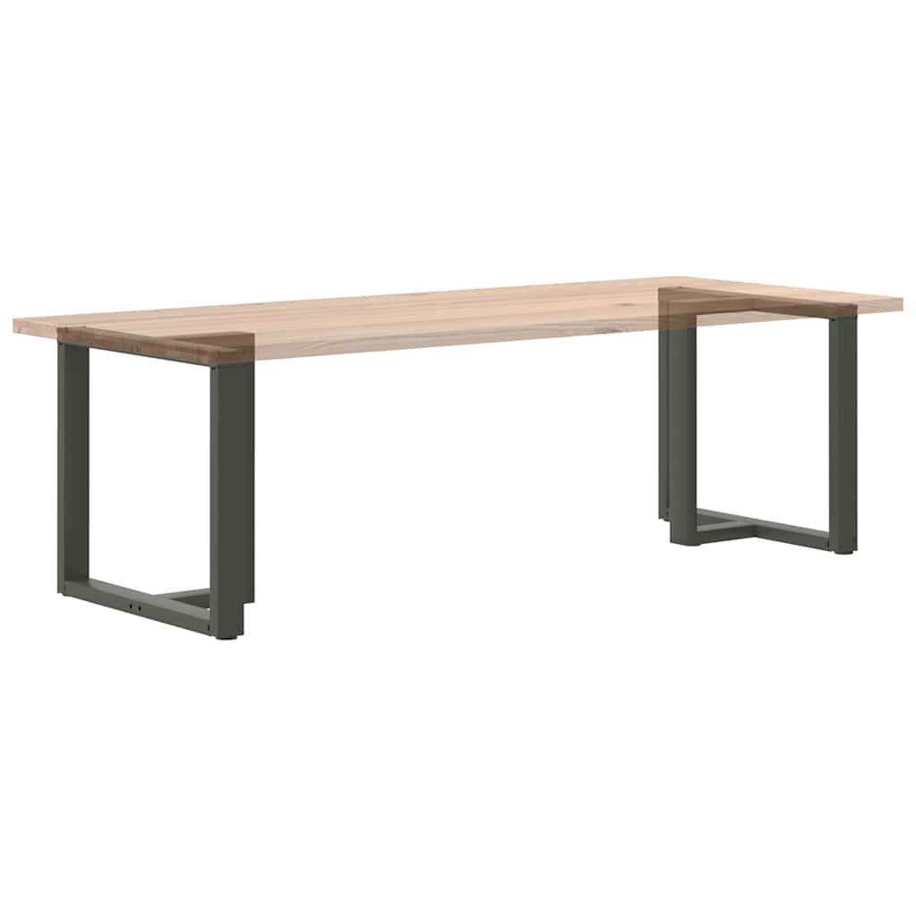 vidaXL Nogi do stołu jadalnego w kształcie litery T 2 szt. Antracyt 80x35x(72-73) cm Stal