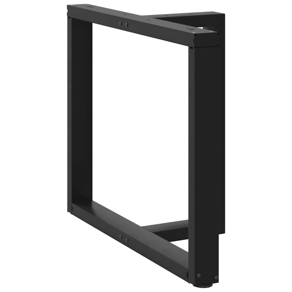vidaXL Nogi do stołu jadalnego w kształcie litery T 2 szt. Czarne 90x35x(72-73) cm Stal