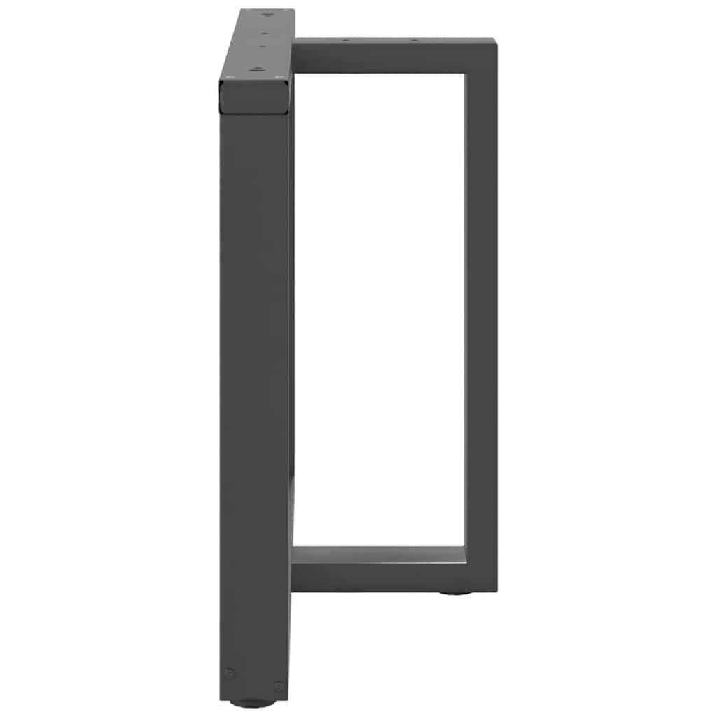 vidaXL Nogi do stołu jadalnego w kształcie litery T 2 szt. Antracyt 90x35x(72-73) cm Stal