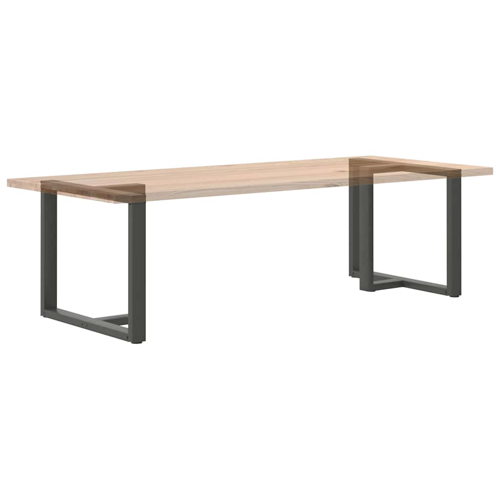vidaXL Nogi do stołu jadalnego w kształcie litery T 2 szt. Antracyt 90x35x(72-73) cm Stal