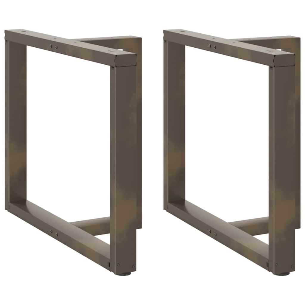 vidaXL Nogi do stołu jadalnego w kształcie litery T 2 szt. Czarne 90x35x(72-73) cm Stal